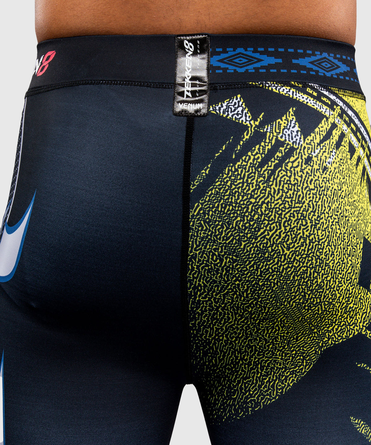 Venum x TEKKEN 8 Spats - King - Schwarz/Gelb