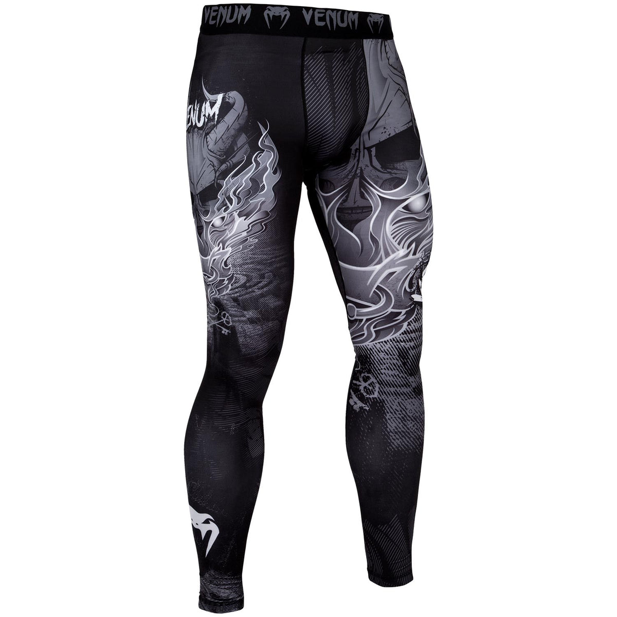 Venum Minotaurus Compression Tights - Black/White