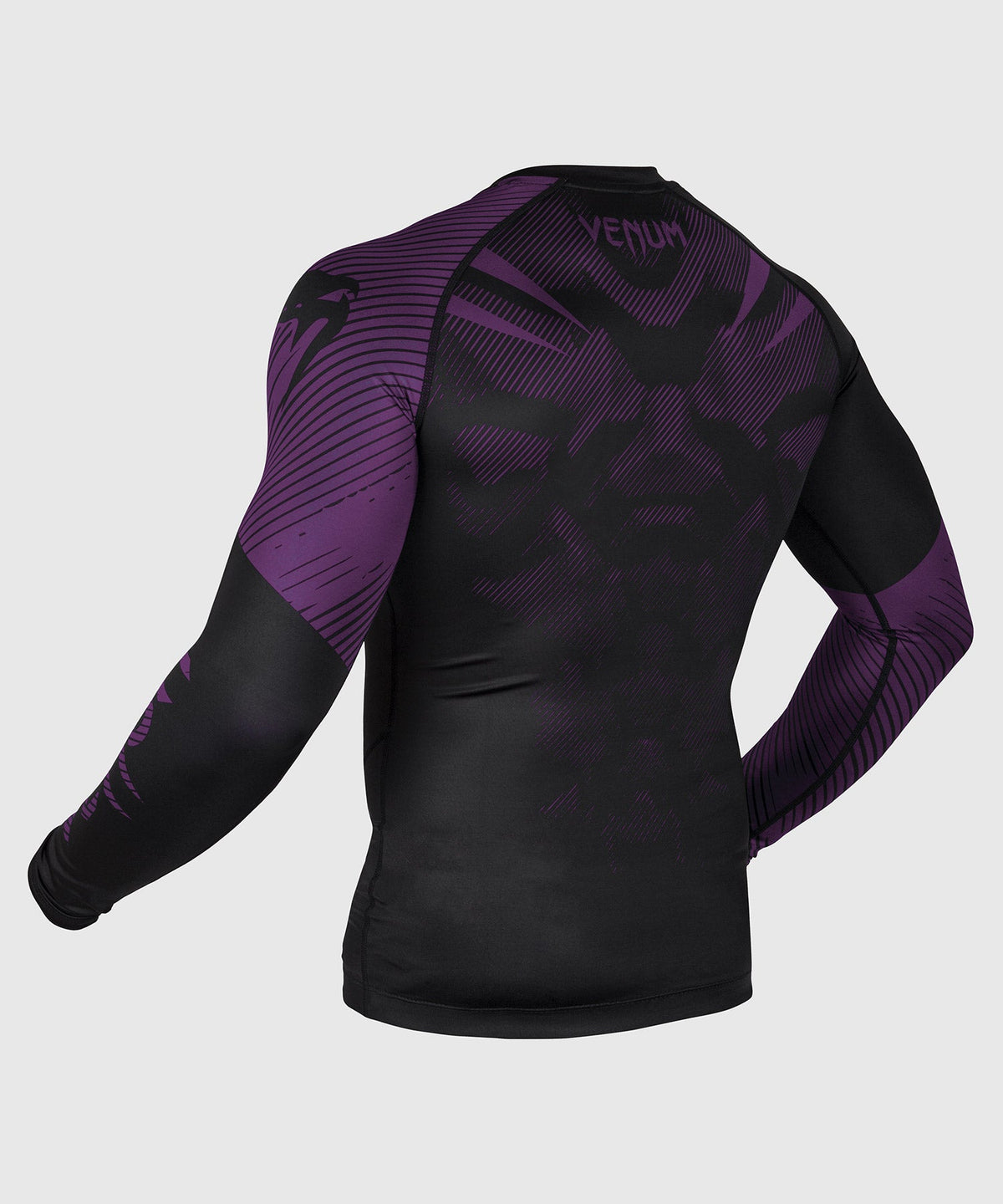Rashguard Venum NoGi 2.0 - Manches Longues Approuvé IBJJF - Noir/Violet