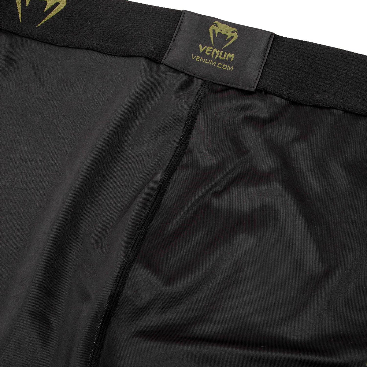 Venum Signature Kompressionshose - Schwarz/Khaki