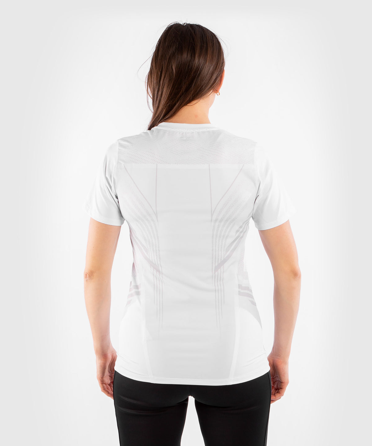 Camiseta Técnica Para Mujer UFC Venum Authentic Fight Night - Blanco