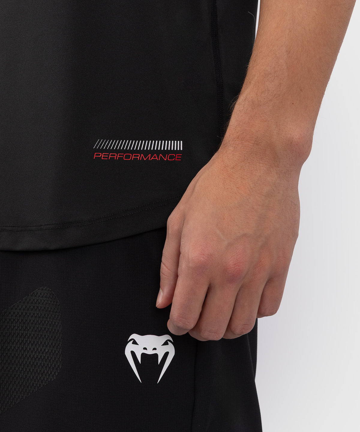 Venum Tactical XT Herren Dry Tech T-Shirt - Schwarz/Rot