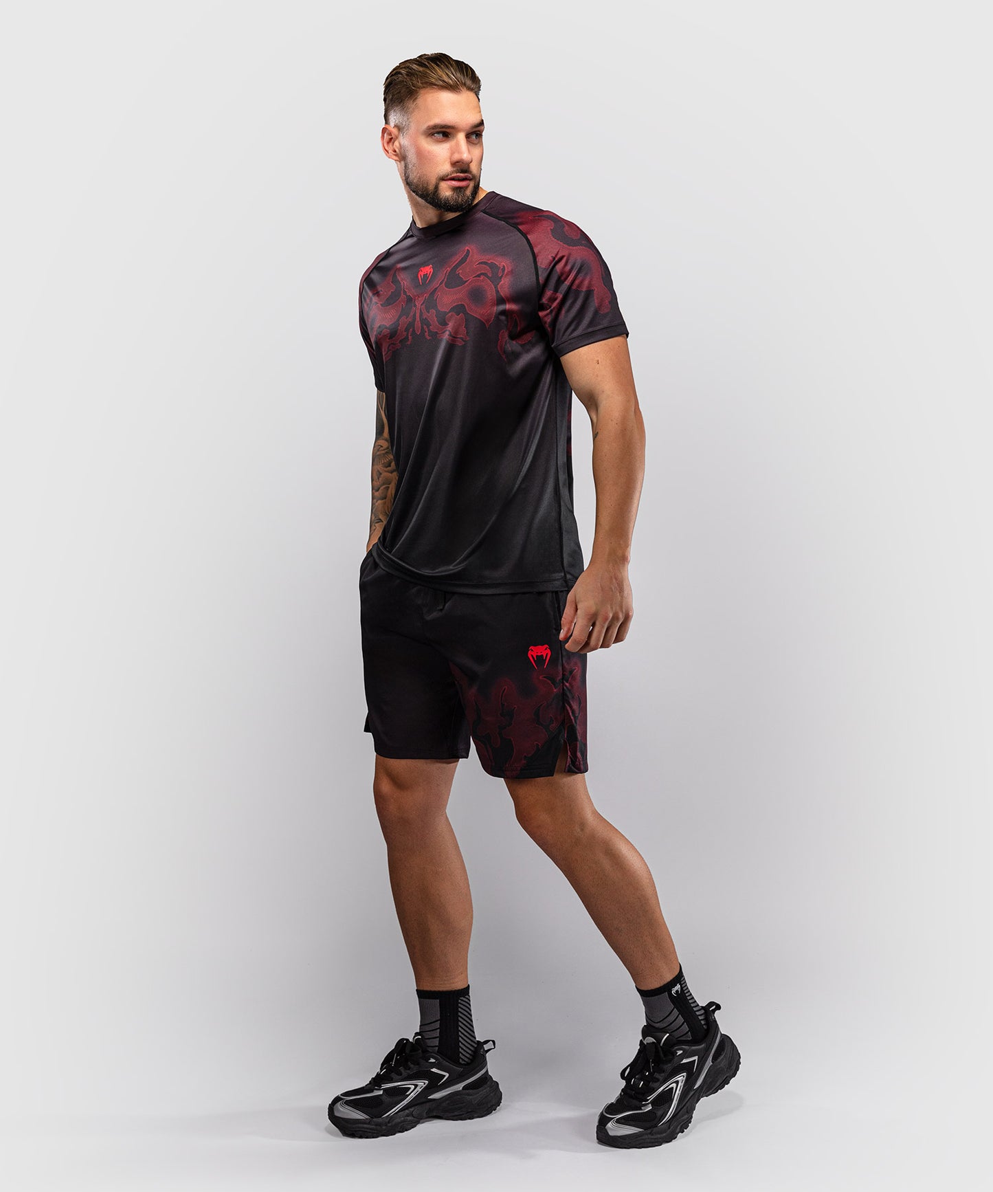 Venum Spectre Maglietta Dry Tech – Nero/Rosso