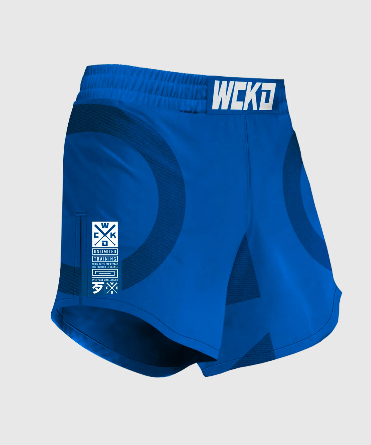Wicked One Element Kruz Fightshorts - Blau