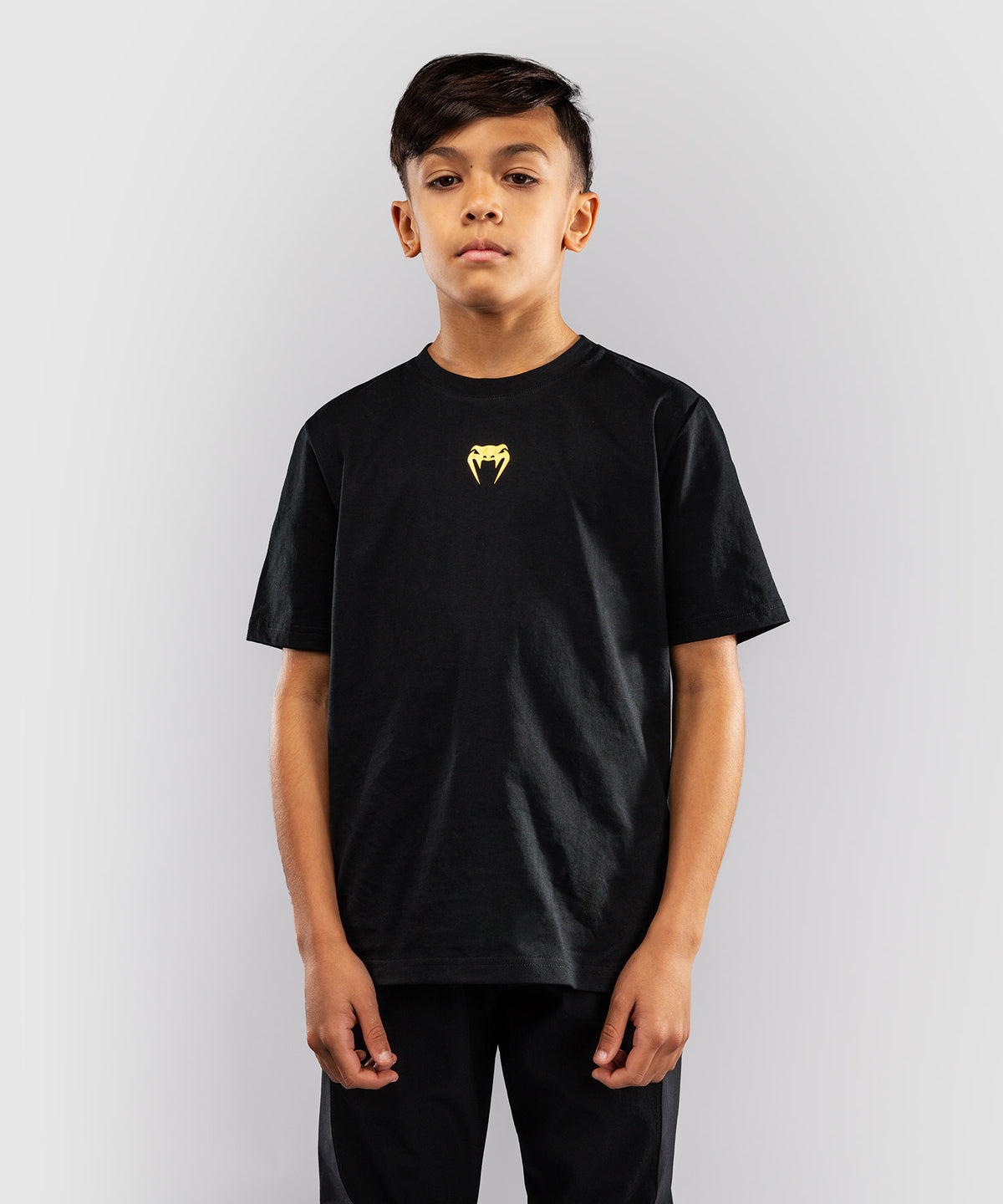 Venum Essential Baumwoll-T-Shirt für Kinder - Schwarz/Gold