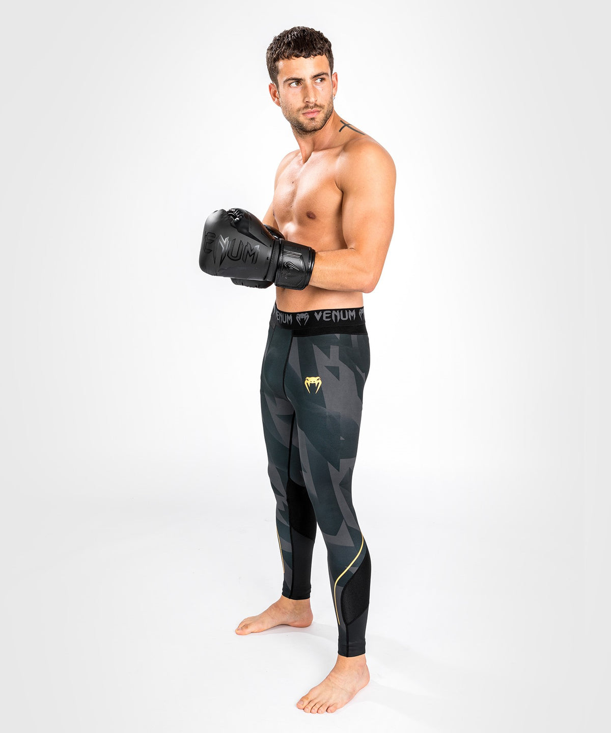 Venum Razor Kompressionshose - Schwarz/Gold