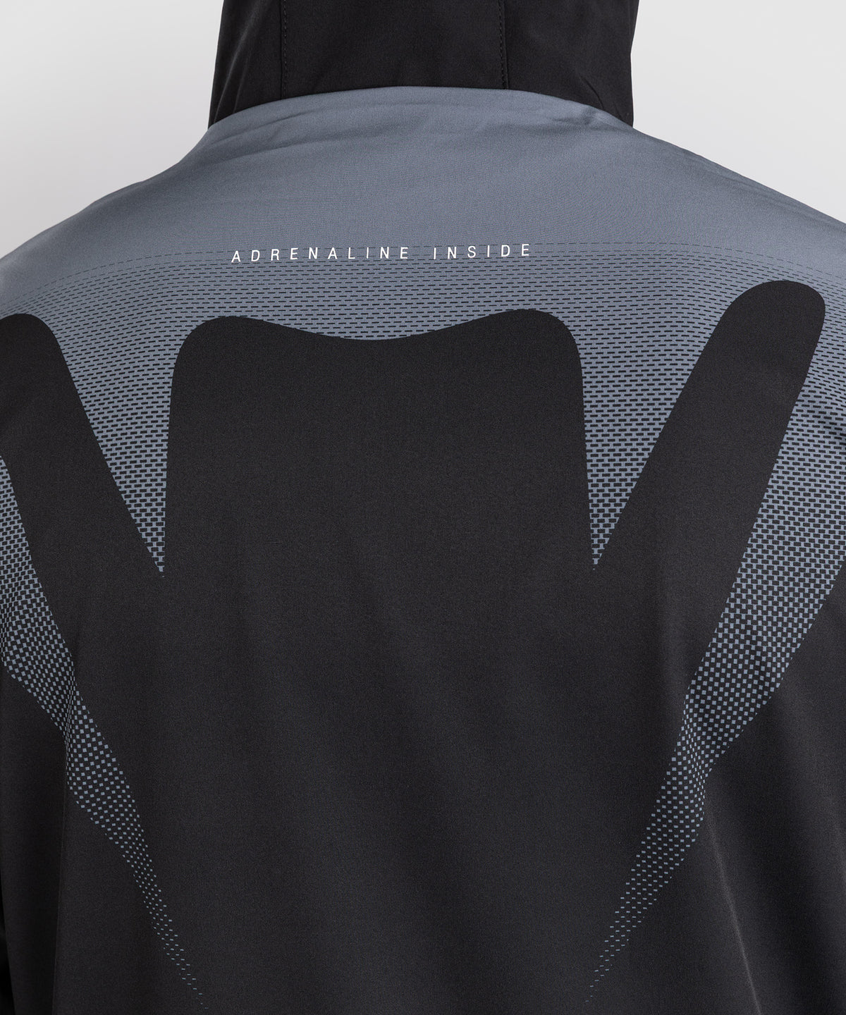 Venum Adrenaline Chaqueta Deportiva – Negro/Gris Plateado