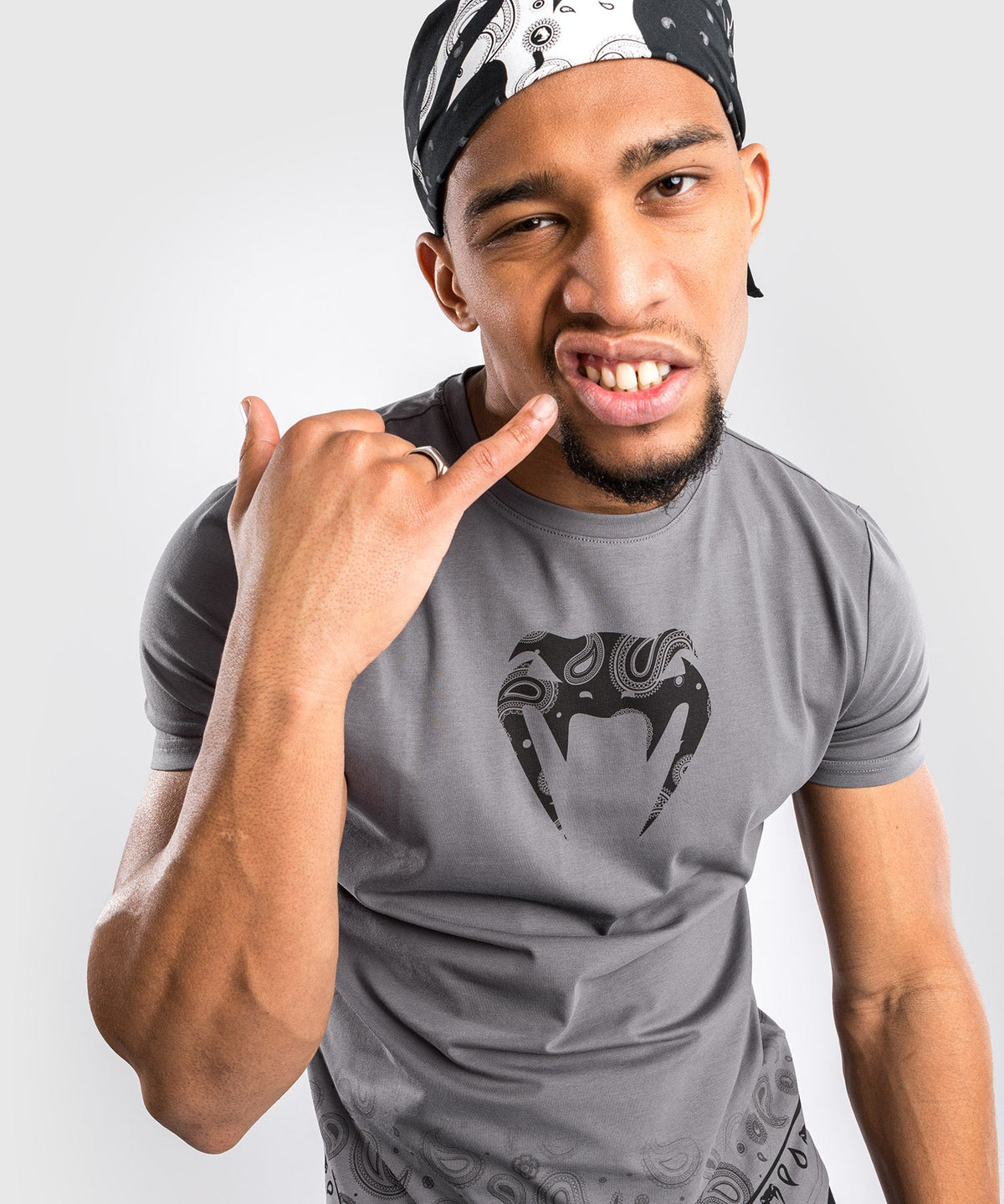 T-Shirt Venum Cali 34 Interference - Gris Foncé