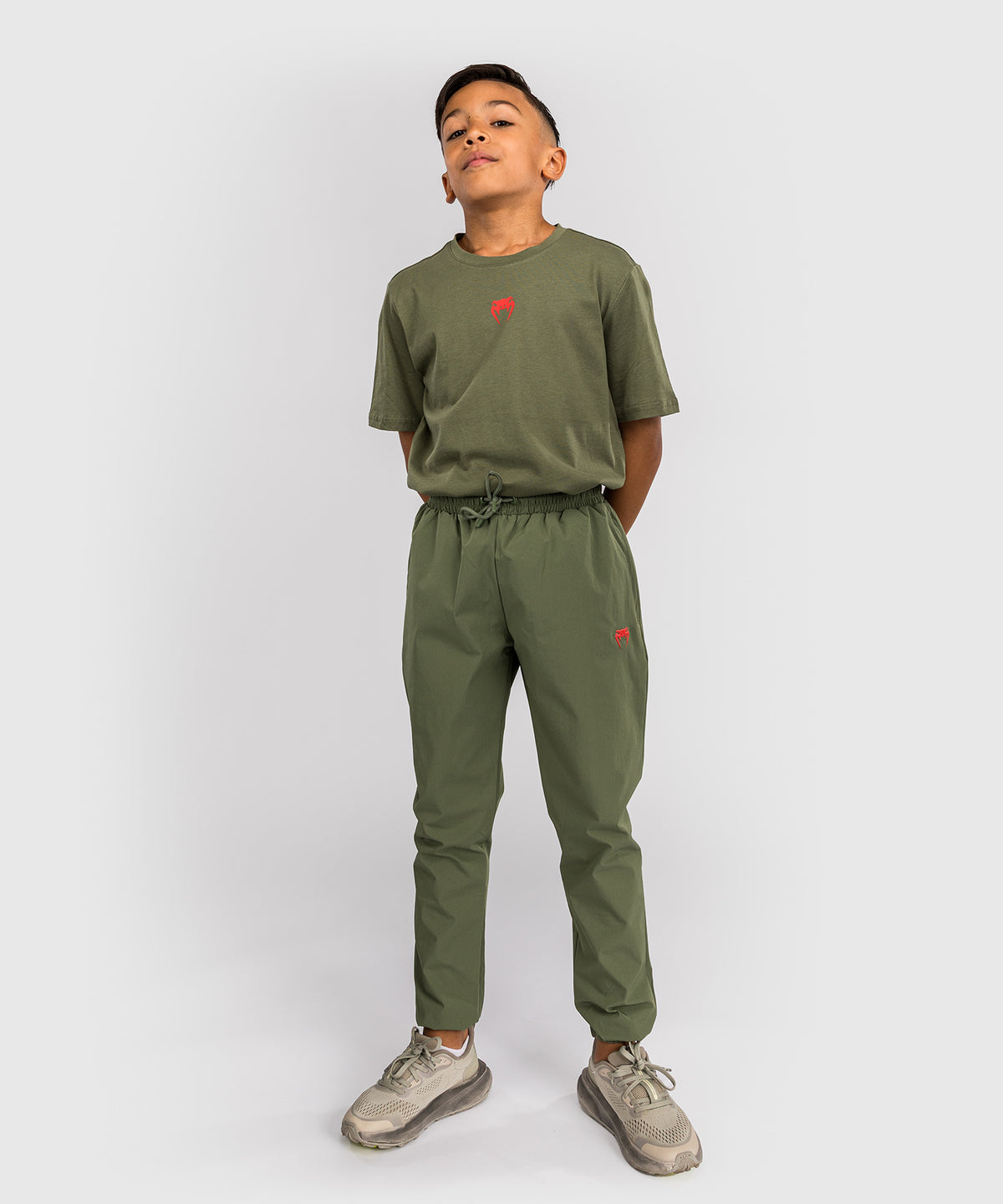 Venum Vectra Kinder Jogginghosen - Armeegrün/Orange