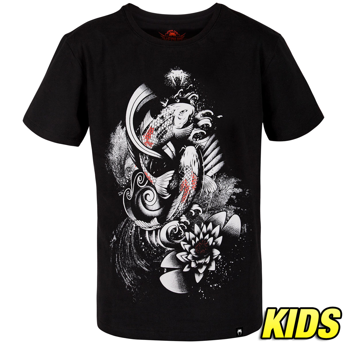 Camiseta Venum Koi 2.0 - Niños - Negro/Blanco