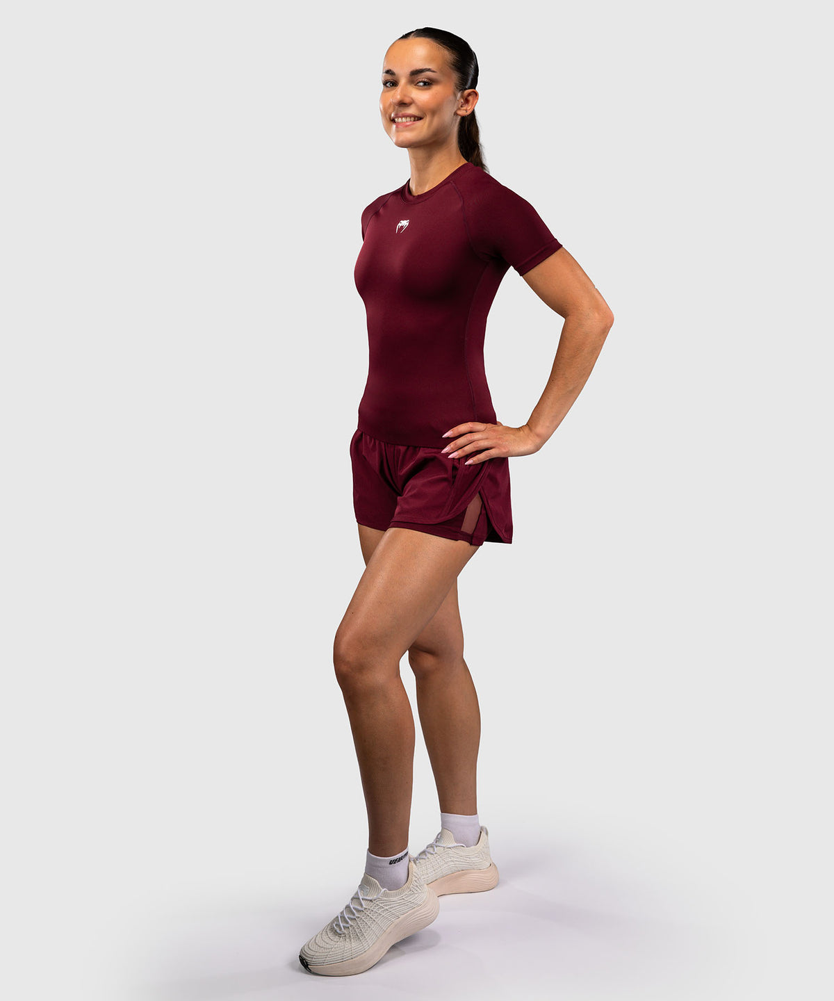 Venum Aero XT Rashguard a Maniche Corte - Prugna