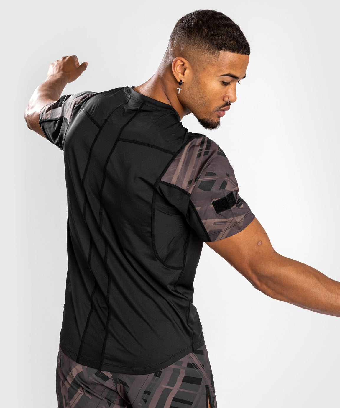 Venum Tecmo 2.0 Dry Tech T-Shirt - Schwarz/Braun