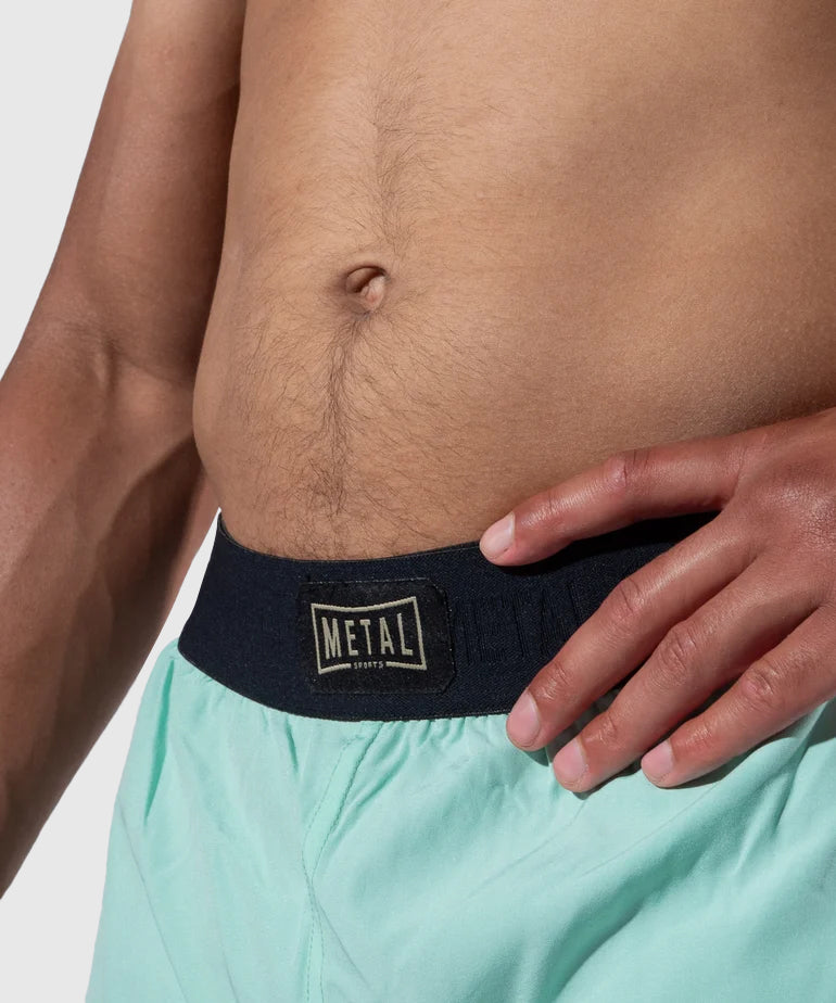 Metal Boxe Deep Waters 2-in-1-Fightshorts - Grün
