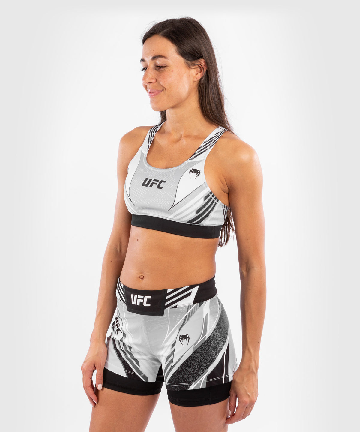 UFC Venum Authentic Fight Night Damen Sport-BH - Weiß