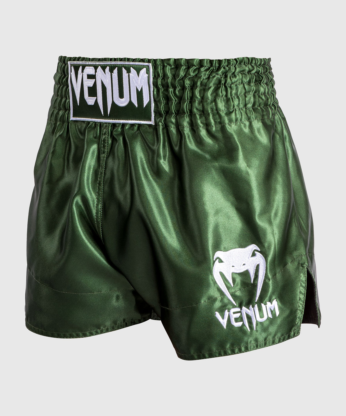 Venum Classic Short Muay Thaï Kaki/Blanc