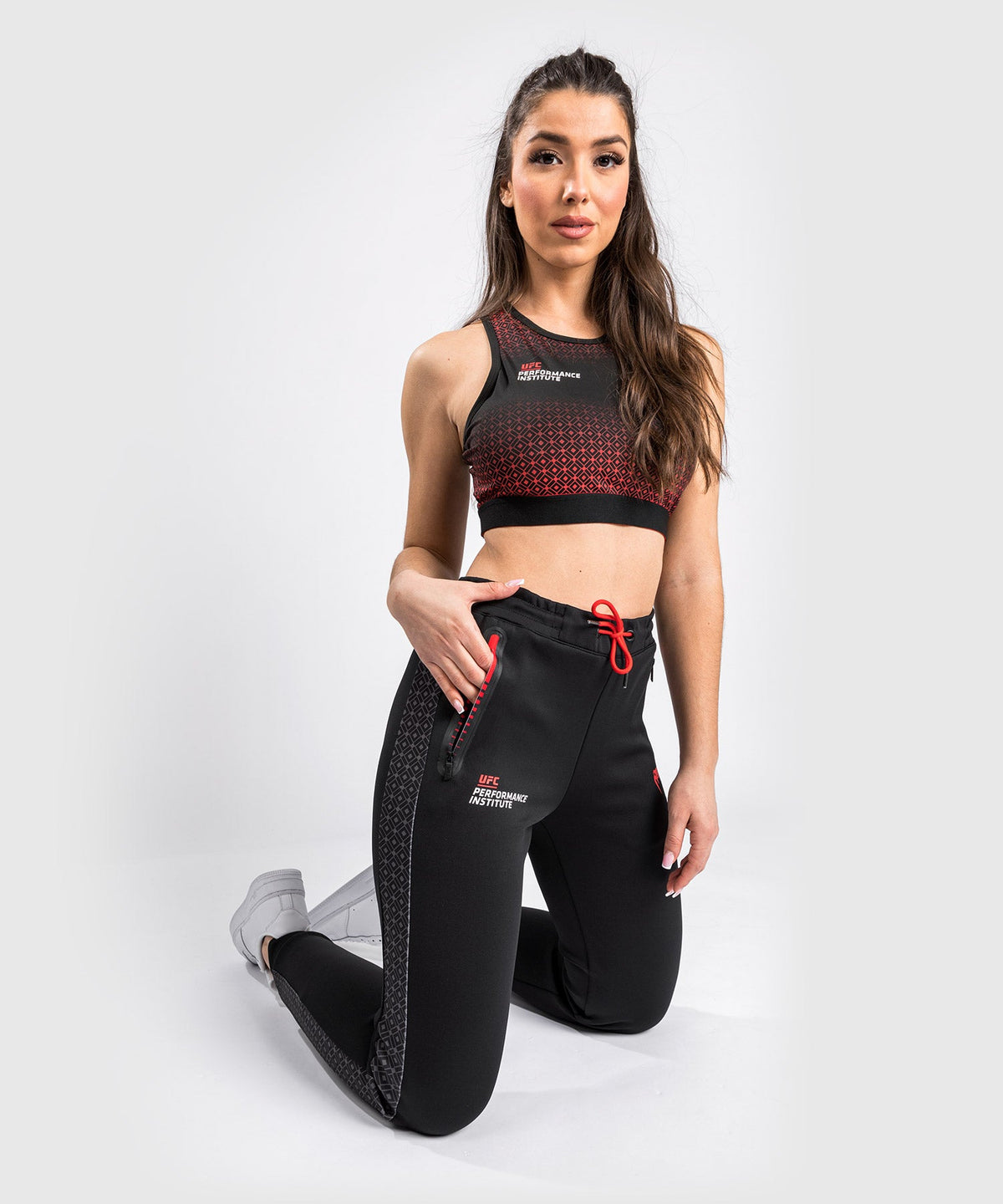 Venum Performance Institute UFC Jogging Pants - Women's - Black/Red