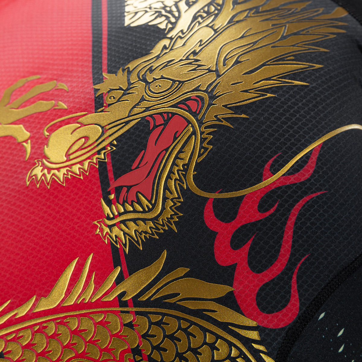 Rashguard Venum x TEKKEN 8 - Marshall Law - Noir/Rouge/Or