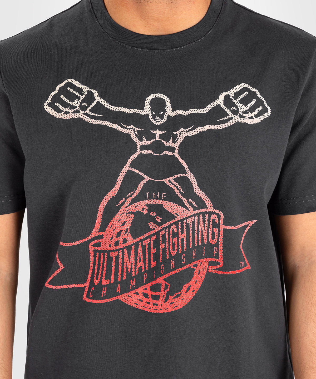 T-Shirt UFC by Venum Ulti-Man - Gris/Rouge