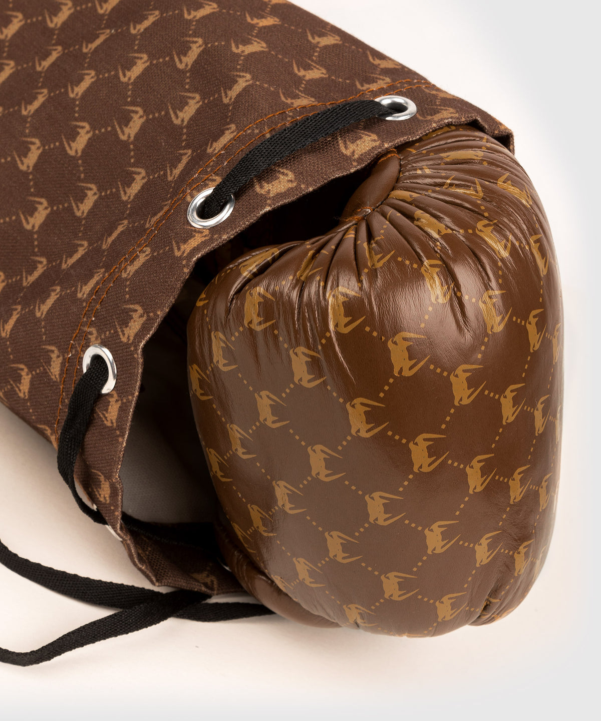 Guantes de boxeo Venum Coco Monogram Pro - Marrón grisáceo
