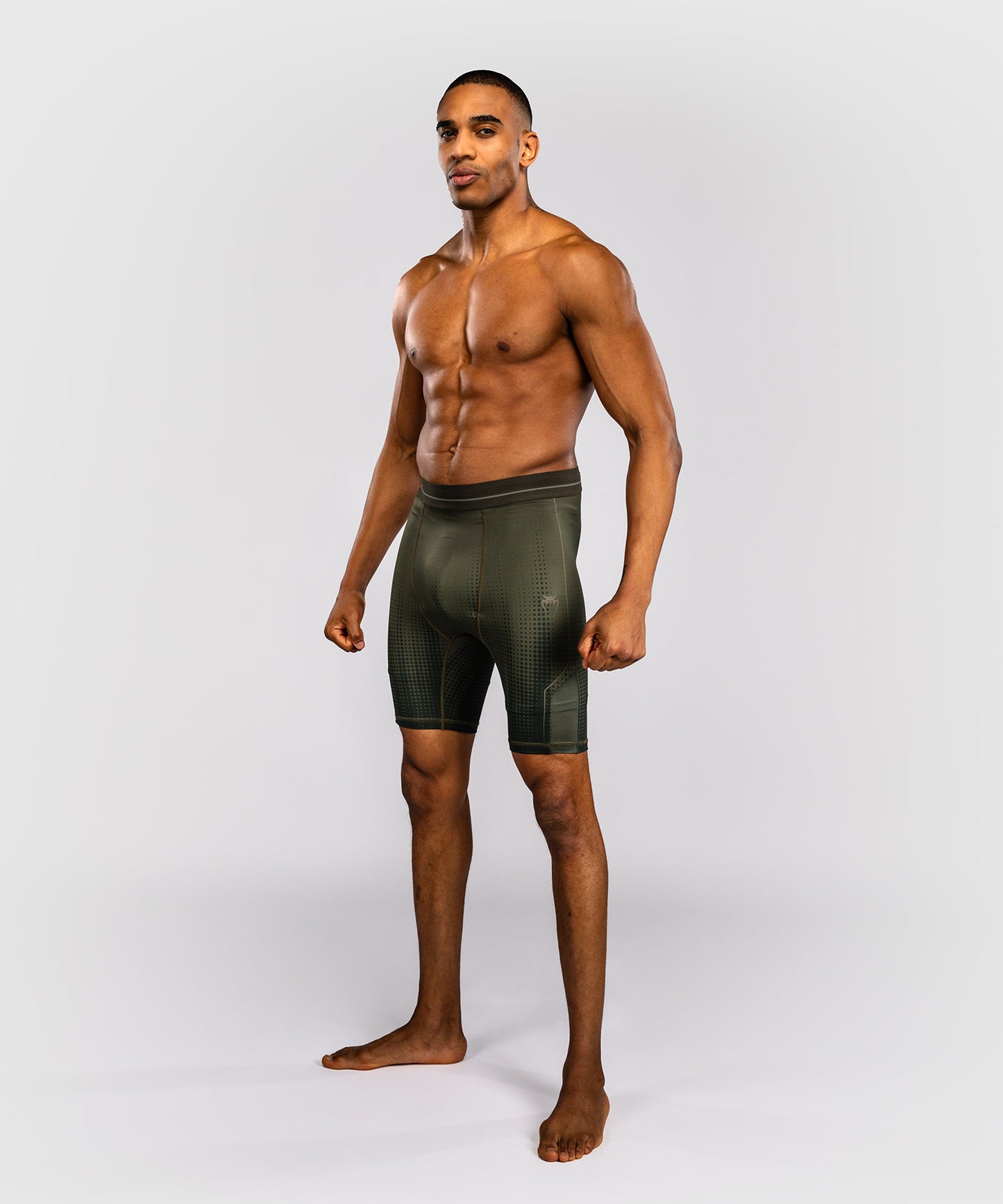 Venum Stealth Vale Tudo Kompressionsshort – Khaki/Dunkelgrün