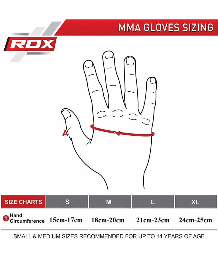 RDX Sports T6 Guantes de Sparring MMA - Rojo