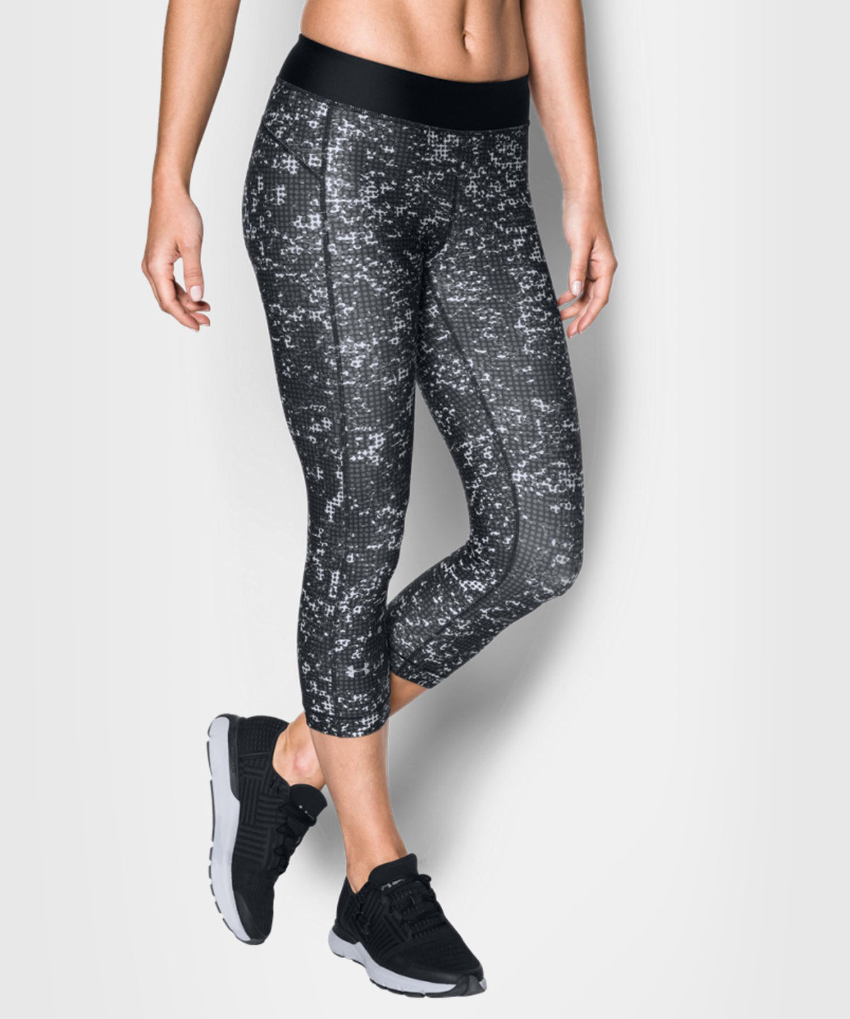 Corsaire imprimé Femme Under Armour HeatGear - Noir