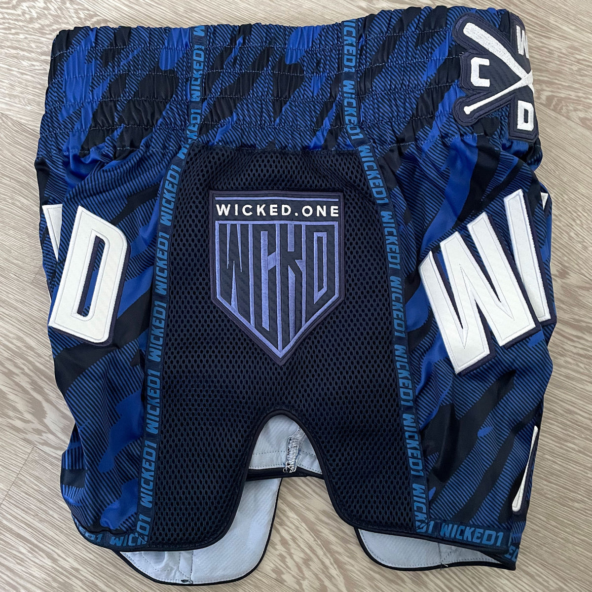 Wicked One Offensive Pantalones de Muay Thai - Azul