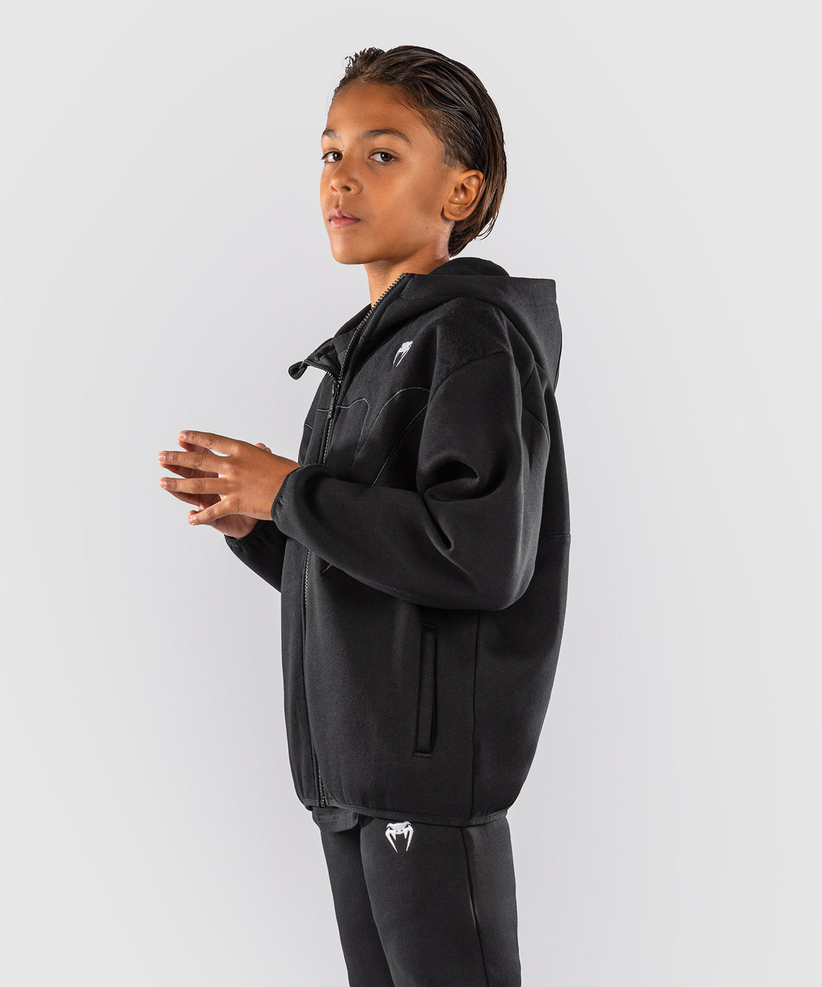 Venum Attack Fleece & Weave Giacca sportiva per bambini - Nero