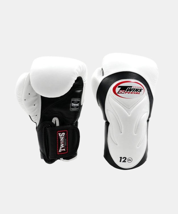 Twins BGVL6 Guantes de Boxeo - Blanco/Negro