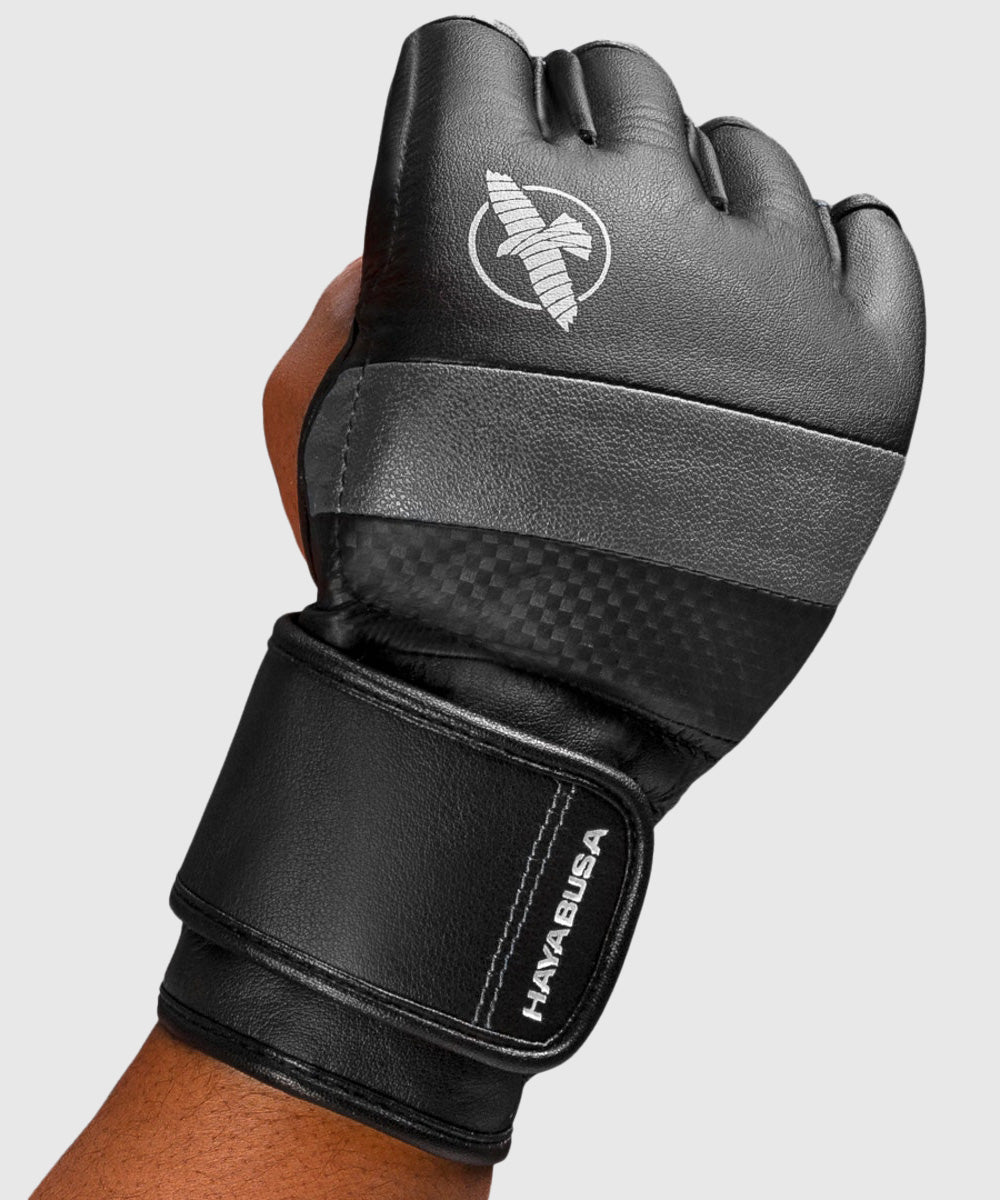 Hayabusa T3 MMA-Handschuhe - Schwarz/Grau