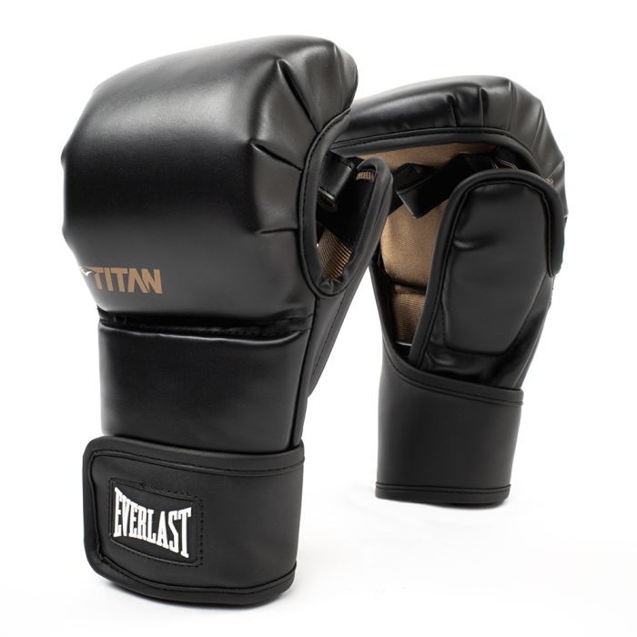 Everlast Titan Hybrid-MMA-Handschuhe - Schwarz