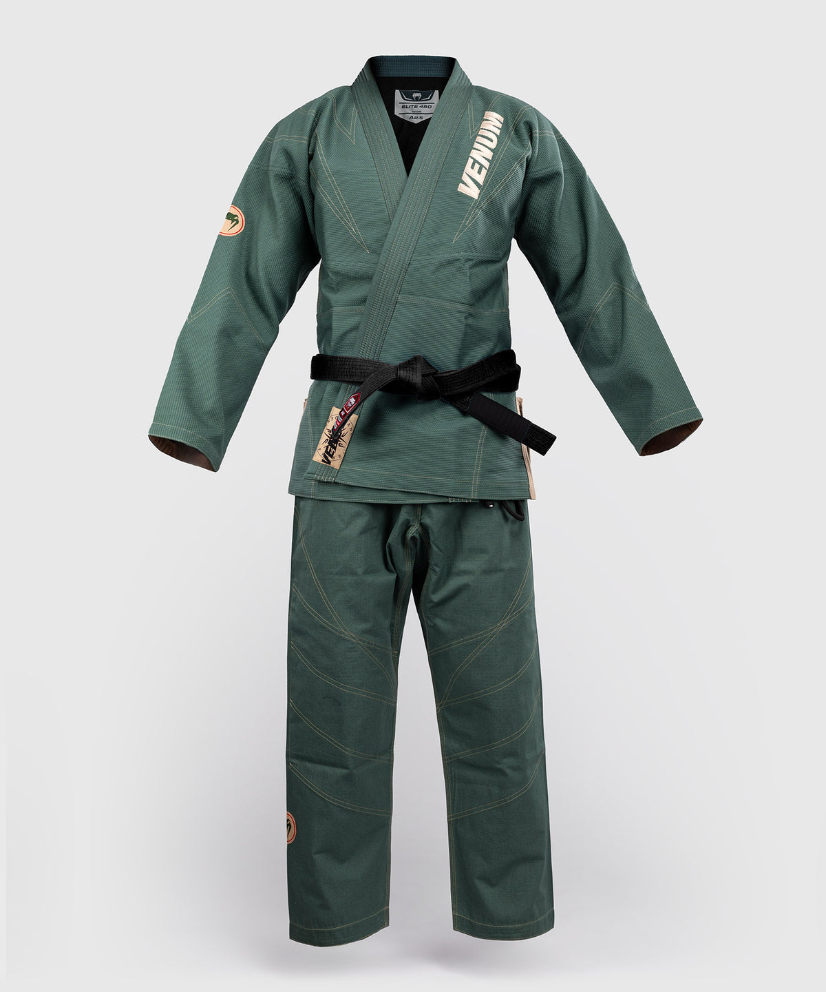 Venum Elite 5.0 - 450 - Gi Brazilian Jiu Jitsu - Verde Foresta