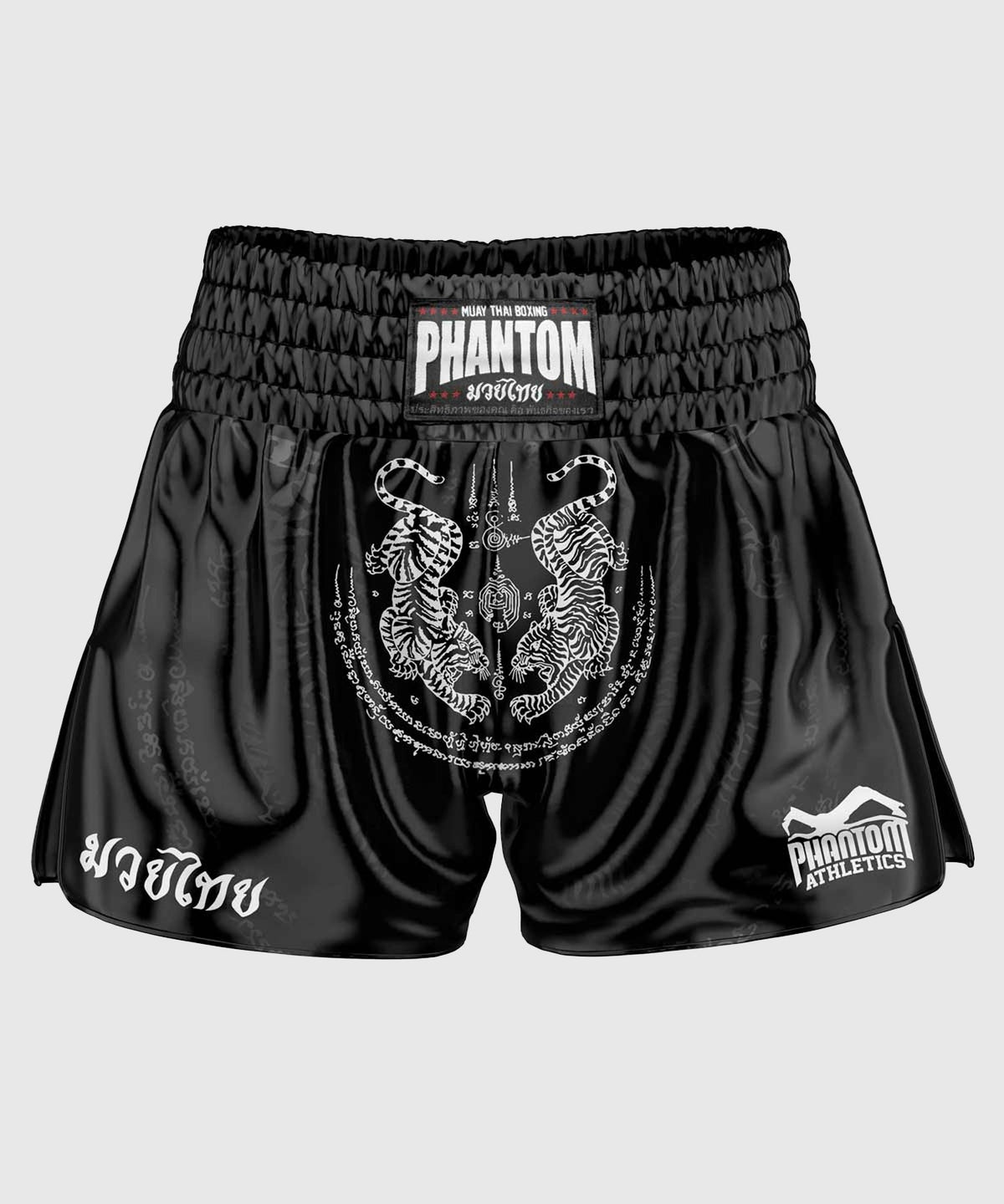 Phantom Athletics Sak Yant Pantalones de Muay Thai - Negro