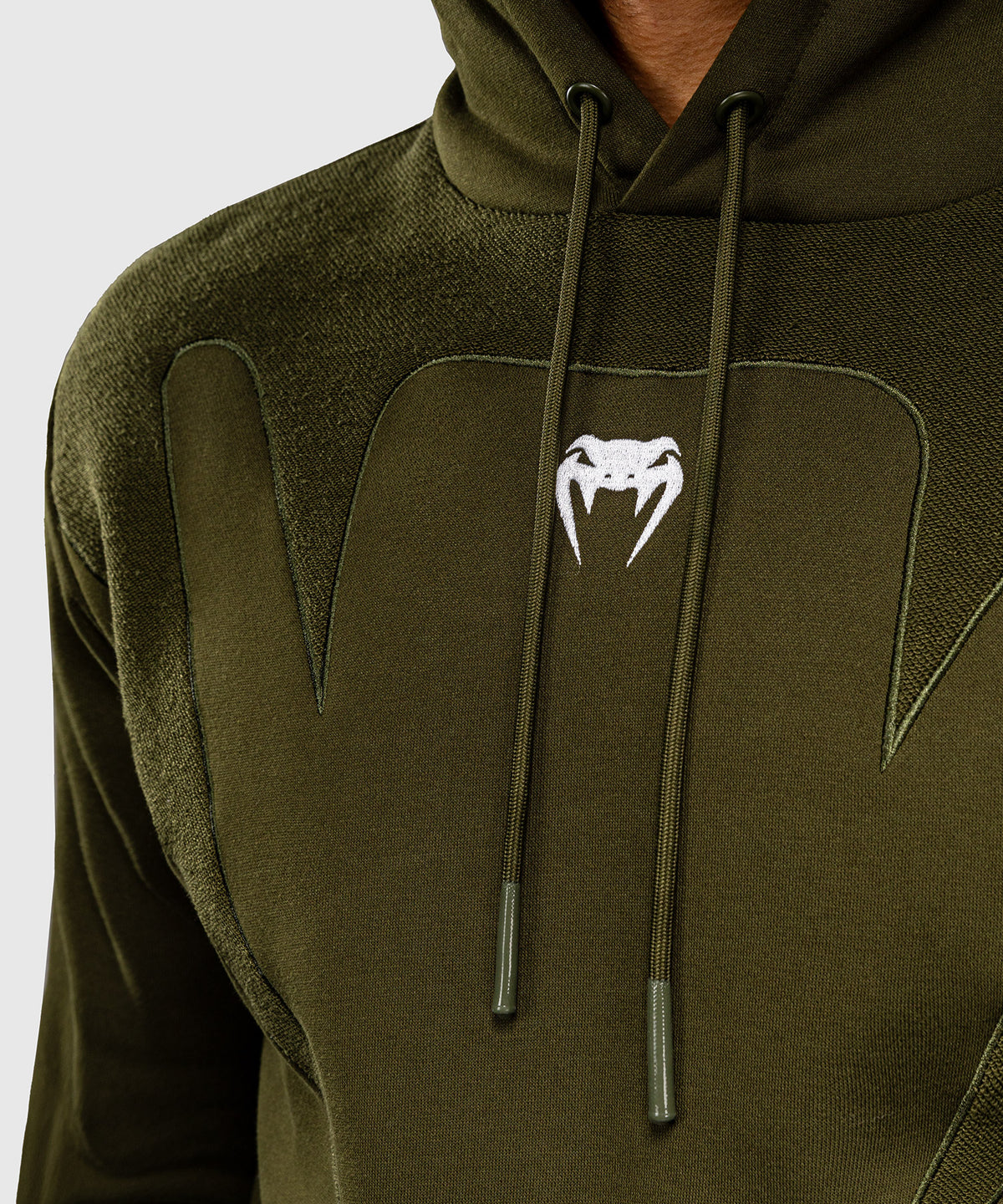 Venum Attack Fleece & Weave Hoodie - Khaki