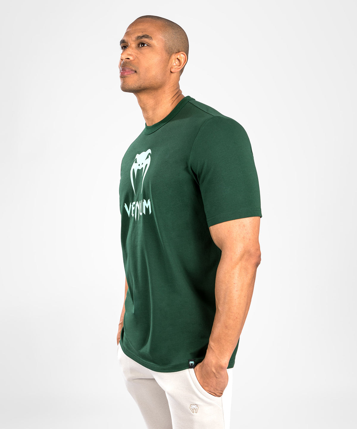 T-Shirt Venum Classic - Vert Foncé/Turquoise