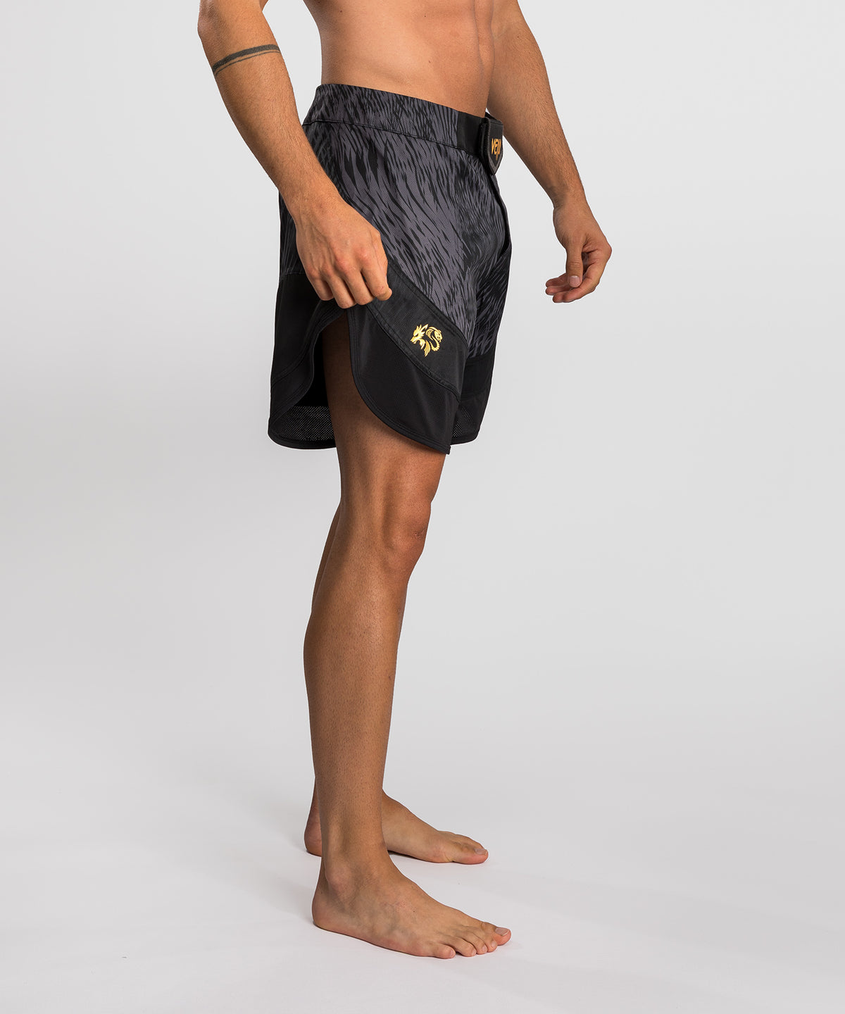 Venum x Chimaev Fightshorts - Black/Grey