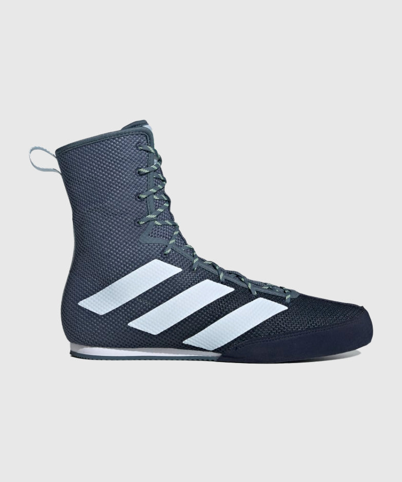 Adidas Box Hog 3 Scarpe da Boxe - Blu-Grigio/Bianco