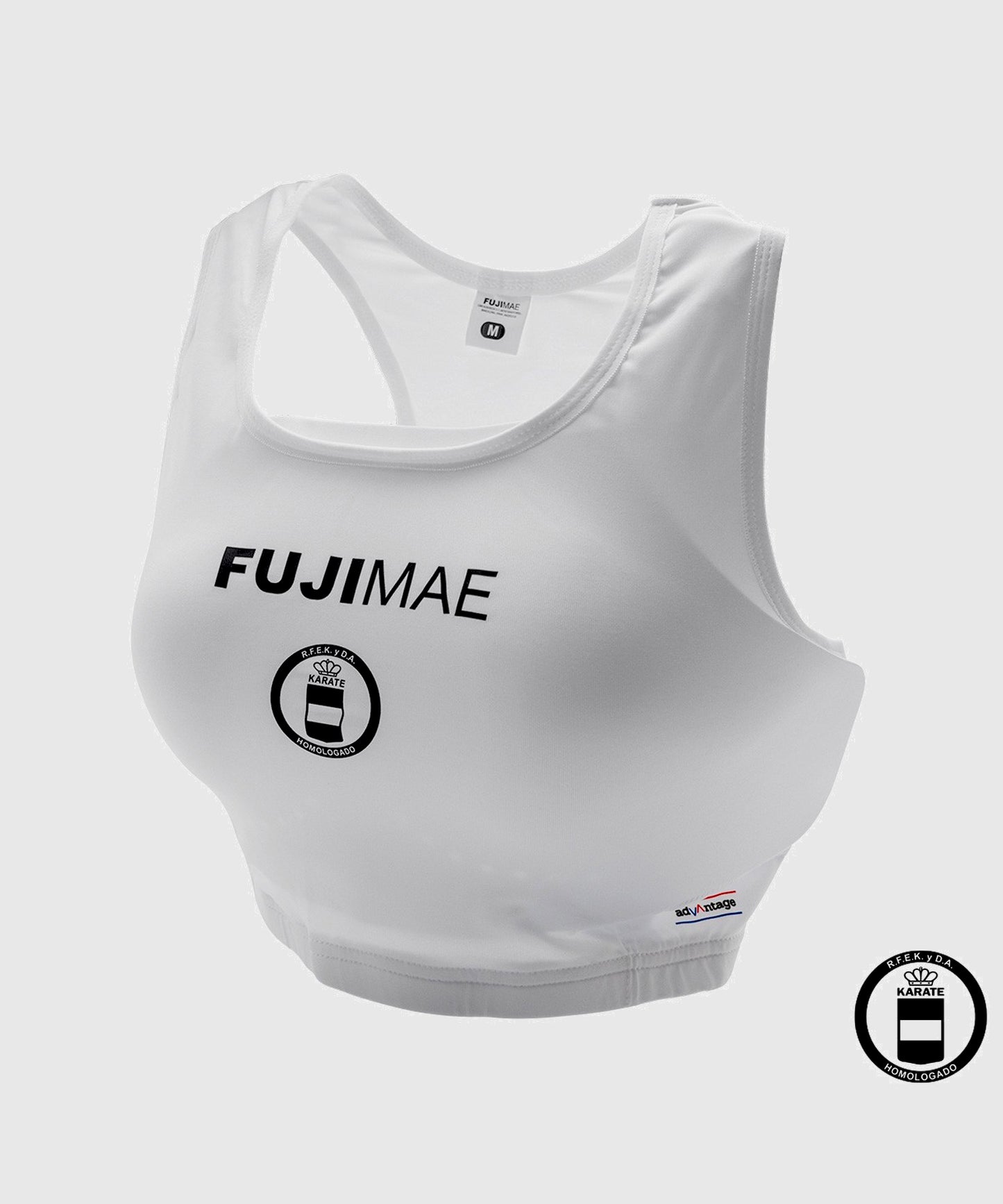 Protège Poitrine Femme FUJIMAE Karaté Advantage. Rfek - Blanc
