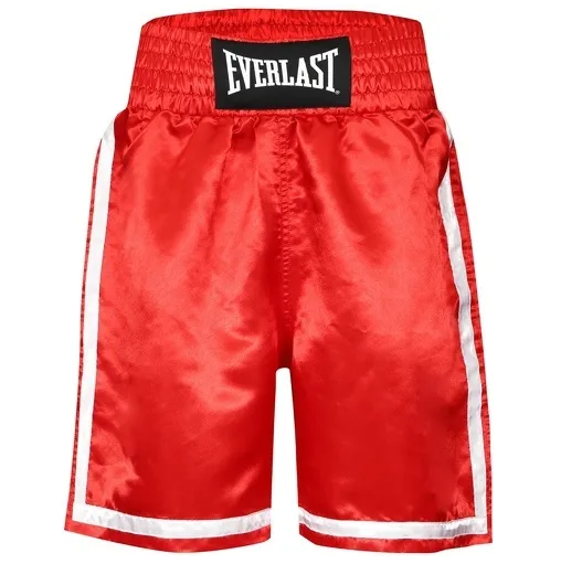 Everlast Compétition Pantaloncini da Pugilato - Rosso/Bianco