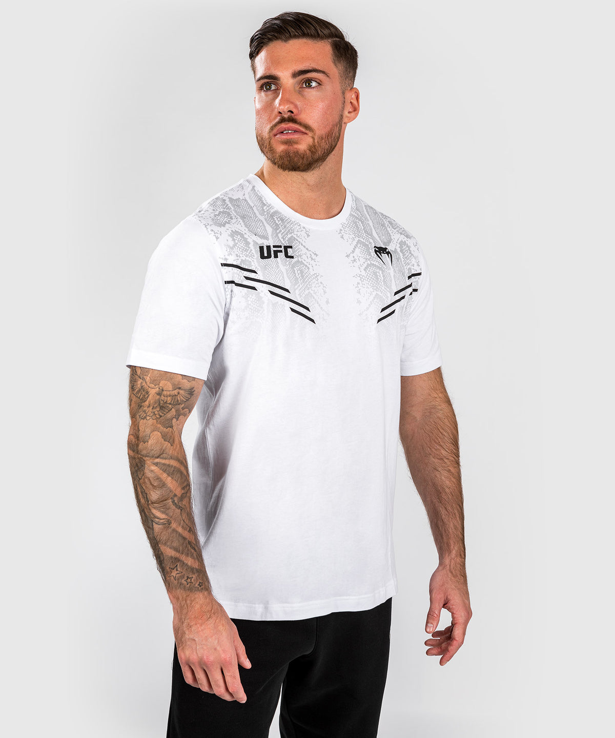 UFC Adrenaline by Venum Replica Maglietta a maniche corte da Uomo - Bianco