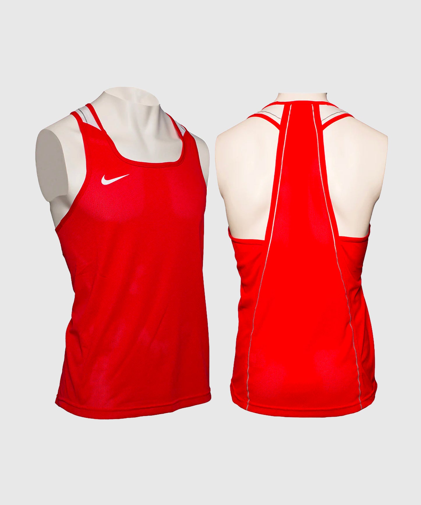 Nike Canotta da Boxe - Rosso/Bianco