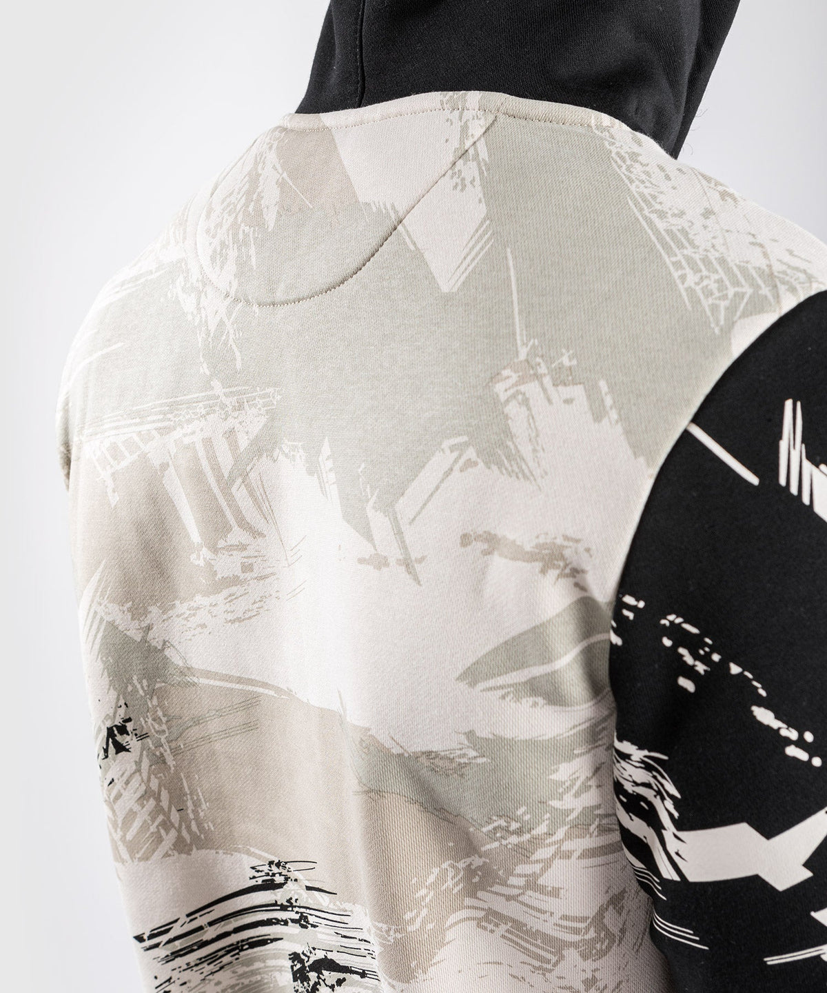 Sweatshirt à capuche pour Hommes UFC Venum Authentic Fight Week 2.0 - Sable/Noir
