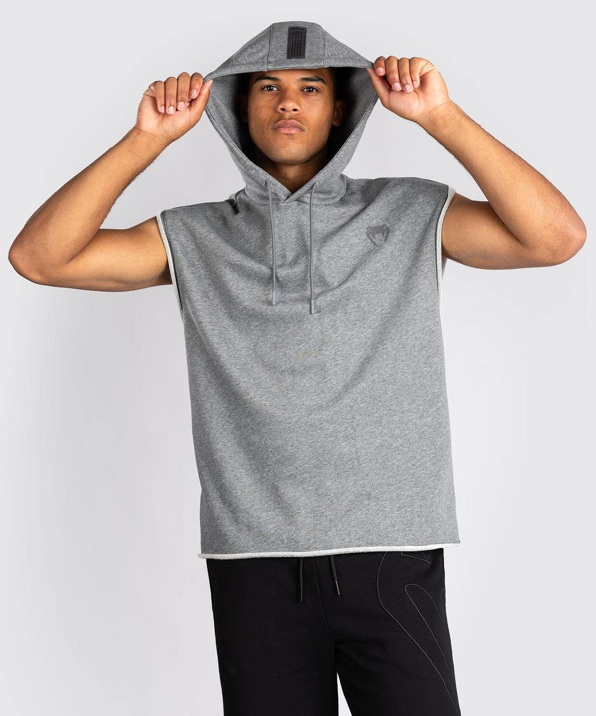 Sweat à Capuche Sans Manches Venum Divide - Gris Chiné