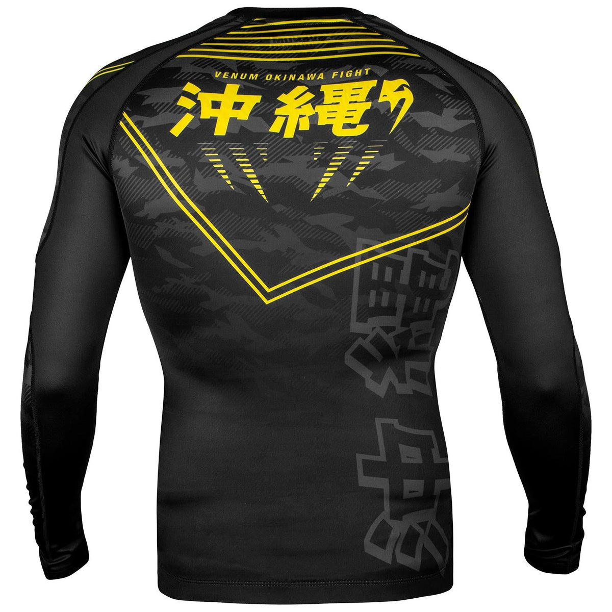 Venum Okinawa 2.0 Rashguard - Langarm - Schwarz/Gelb
