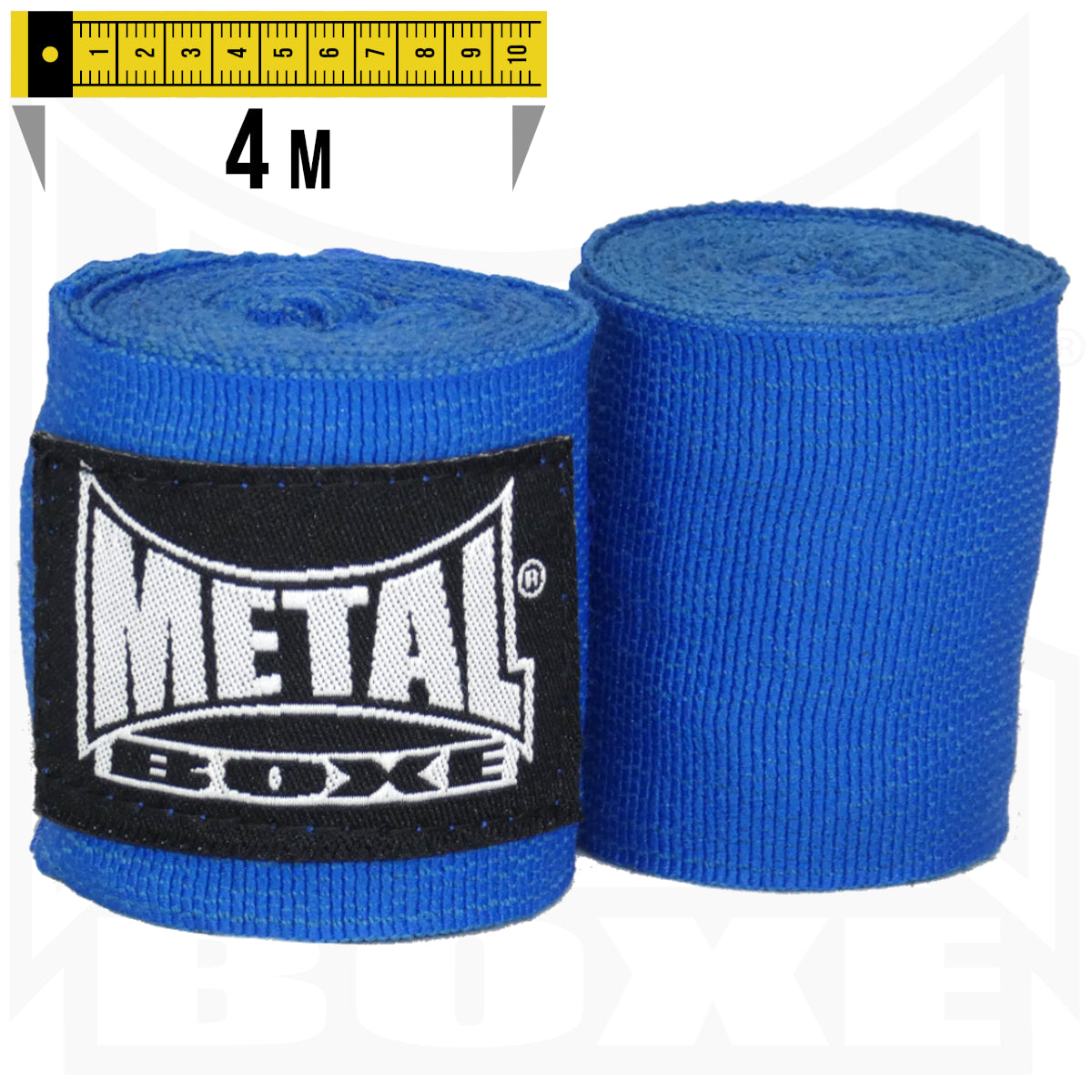 Metal Boxe Boxing Hand Wraps – Blue – 4 m