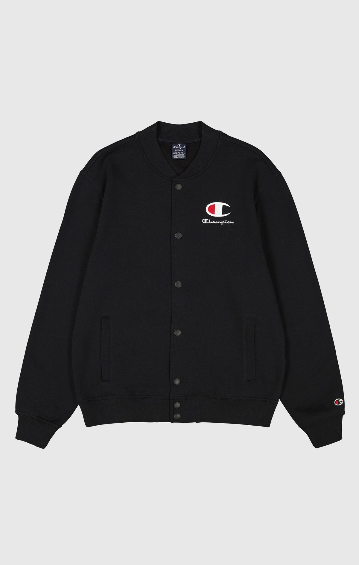 Veste Champion En Molleton Esprit Bomber - Noir