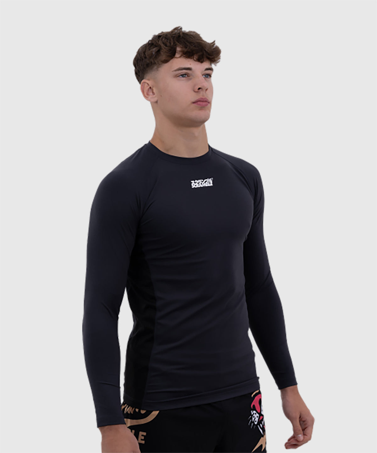 Rashguard À Manches Longues Scramble Shinobi - Bleu Marine