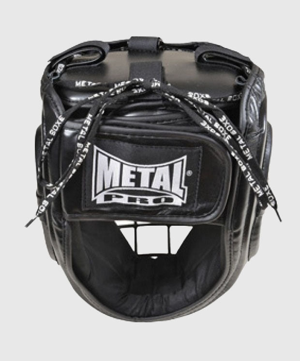 Casque à grille MMA Metal Boxe- Noir