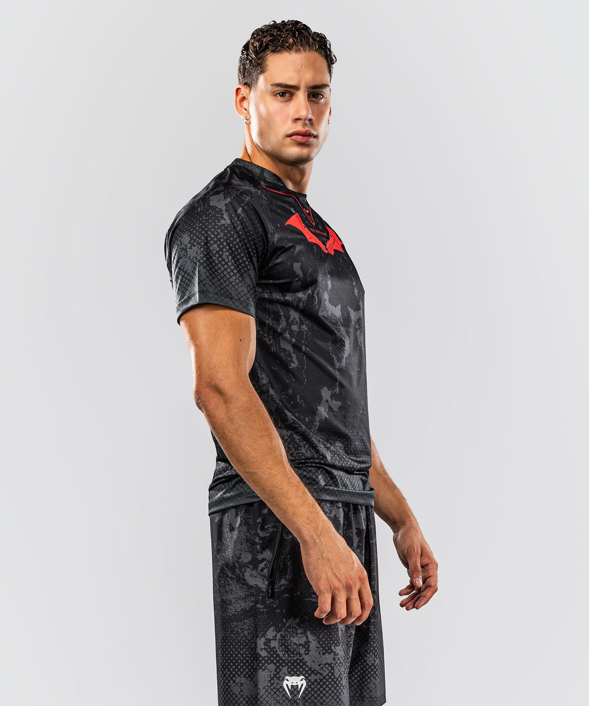 Venum x Batman T-shirt Dry-Tech - Nero/Grigio/Rosso