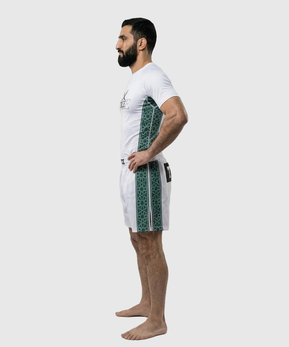 TYCE CULTURE OF WAR Saladin Fightshorts - Weiß